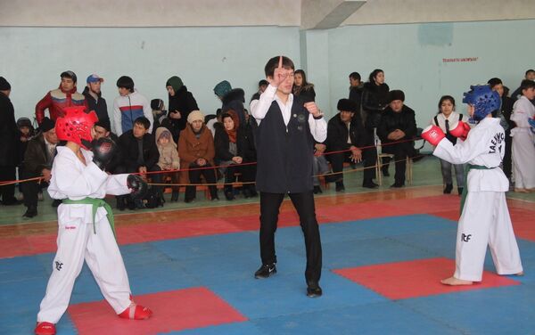 Почти две сотни таэквондистов в возрасте от шести до 17 лет соревнуются на турнире в Оше - Sputnik Кыргызстан