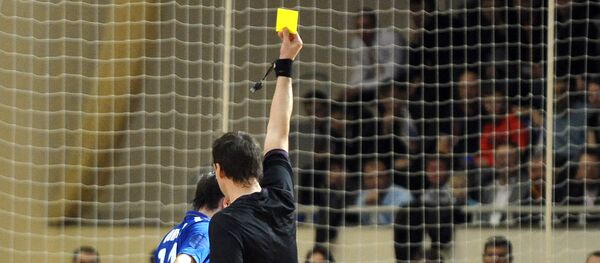 Футзал оюнунда калыс. Архив - Sputnik Кыргызстан