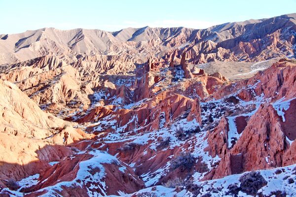 Зимняя Сказка — фантастический каньон на Иссык-Куле - Sputnik Кыргызстан