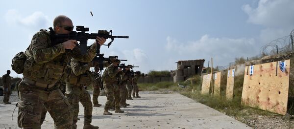 Военнослужащие США на учениях. Архивное фото Военнослужащие США на учениях. Архивное фото - Sputnik Кыргызстан