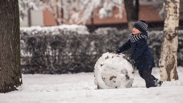 Снег в Бишкеке - Sputnik Кыргызстан