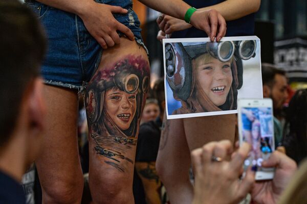 Фестиваль татуировок в Новосибирске - Sputnik Кыргызстан