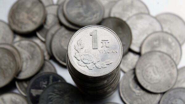 Монеты в 1 юань. Архивное фото - Sputnik Кыргызстан