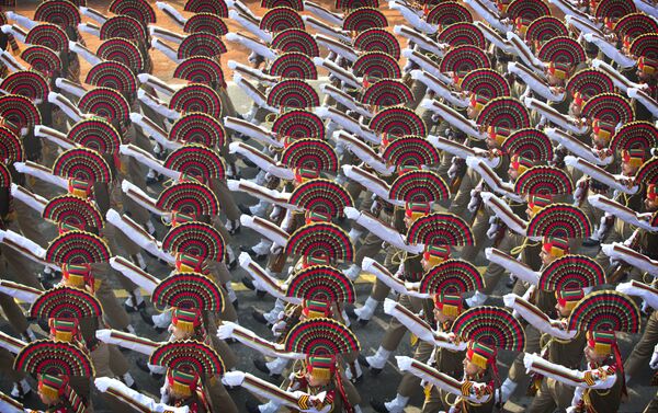 Репетиции ко Дню Республики в Нью-Дели, Индия. - Sputnik Кыргызстан