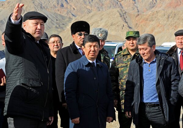 Премьер-министр Кыргызской Республики Темир Сариев в Баткенской области. - Sputnik Кыргызстан