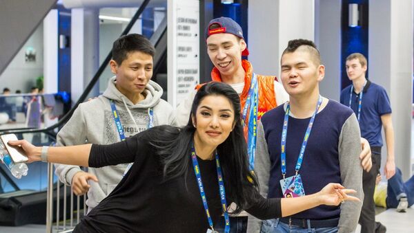 Участники команды КВН Азия MIX. Архивное фото - Sputnik Кыргызстан