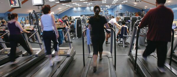 В тренажерном зале спортивно-оздоровительного комплекса. Архивное фото - Sputnik Кыргызстан