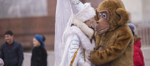 Праздование нового года в Бишкеке - Sputnik Кыргызстан