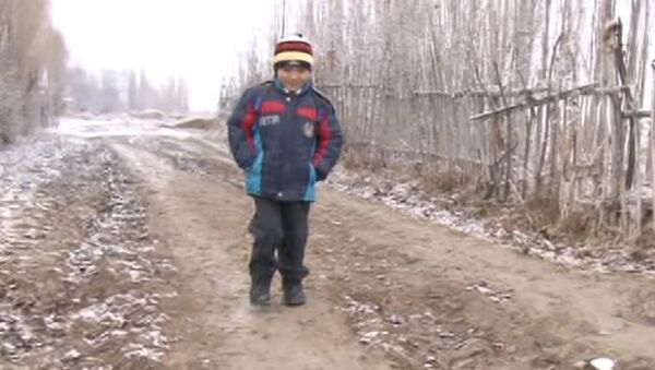 Баткендин Бүжүм айылындагы окуучулар 4 чакырым жөө басып билим алышат - Sputnik Кыргызстан