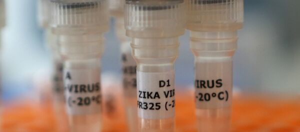 Сотрудник лаборатории проводит анализ на наличие вируса зика. Архивное фото Сотрудник лаборатории проводит анализ на наличие вируса зика. Архивное фото - Sputnik Кыргызстан