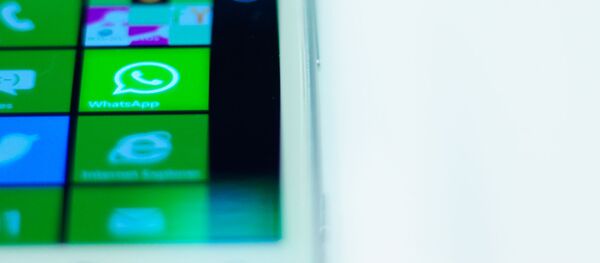 Приложение WhatsApp на телефоне. Архивное фото Приложение WhatsApp на телефоне. Архивное фото - Sputnik Кыргызстан