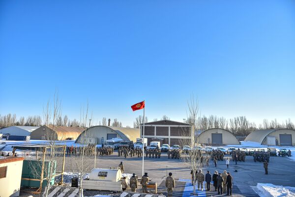 Бывший центр транзитных перевозок Манас. Архивное фото - Sputnik Кыргызстан