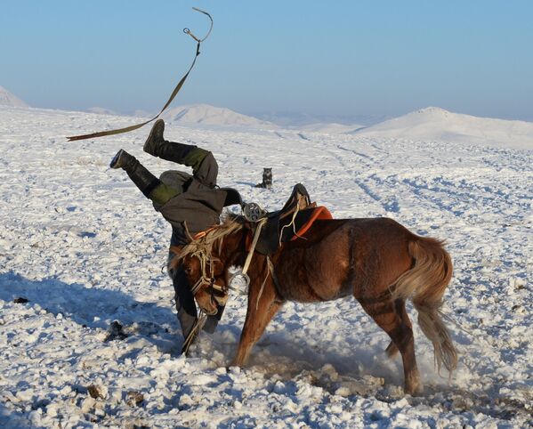 Зимние чабанские стоянки в Республике Тыва - Sputnik Кыргызстан