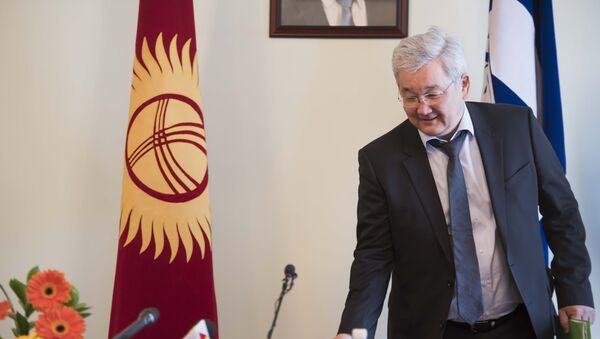 Бывший мэр Бишкека Кубанычбек Кулматов на пресс-конференции - Sputnik Кыргызстан