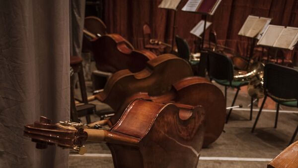 Музыкальные инструменты за сценой. Архивное фото - Sputnik Кыргызстан