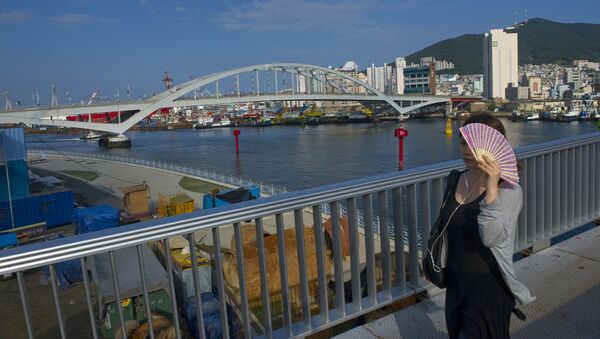 Вид на мост в городе Сеул. Архивное фото - Sputnik Кыргызстан