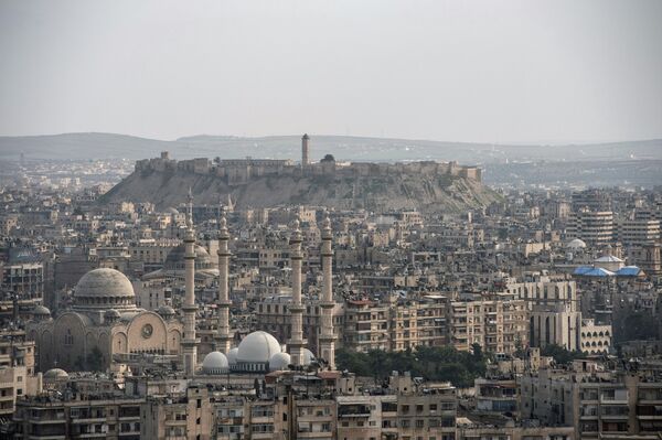 Вид на сирийский город Алеппо. Архивное фото - Sputnik Кыргызстан