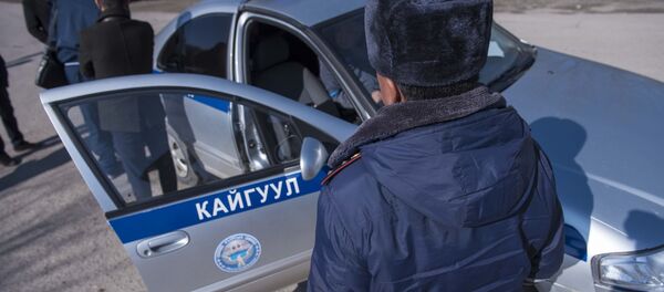 Сотрудник патрульной милиции. Архивное фото Сотрудник патрульной милиции. Архивное фото - Sputnik Кыргызстан