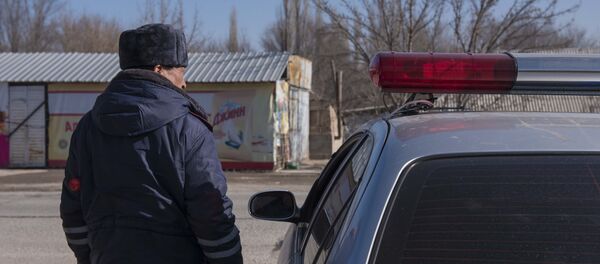 Работа сотрудников ДПС в Кыргызстане Работа сотрудников ДПС в Кыргызстане - Sputnik Кыргызстан