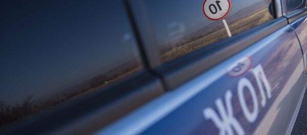 Жол кайгуул кызматкеринин автоунаасы. Архив - Sputnik Кыргызстан