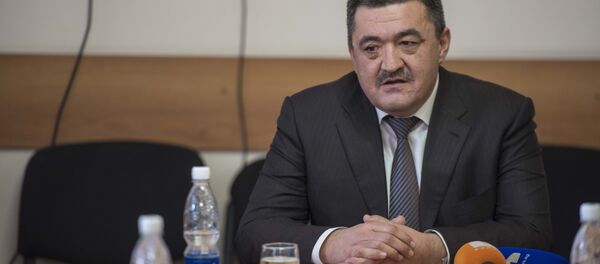 Кандидат на должность мэра Бишкека Албек Ибраимов. Архивное фото - Sputnik Кыргызстан