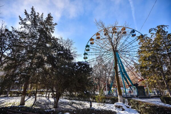 Аттракцион Колесо обозрения в парке имени Панфилова - Sputnik Кыргызстан