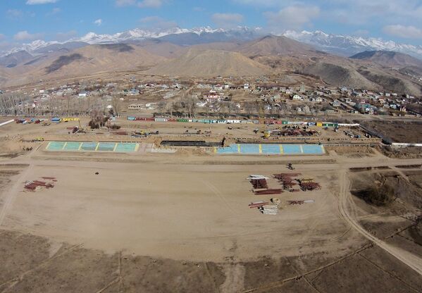 Строительство нового ипподрома на Иссык-Куле - Sputnik Кыргызстан