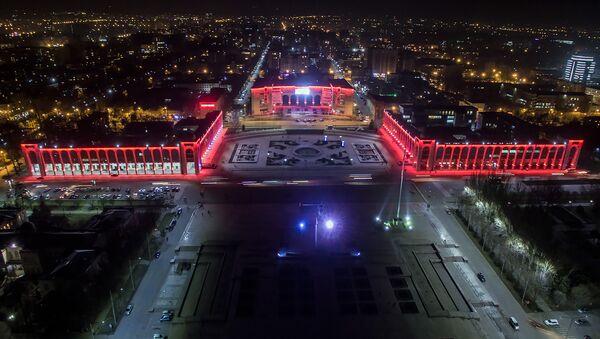 Центральная площадь Ала-Тоо. Вид с воздуха. Архивное фото - Sputnik Кыргызстан