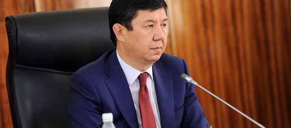 Премьер-министр Темир Сариев. Архивное фото - Sputnik Кыргызстан
