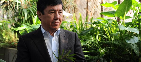 Премьер-министр Темир Сариев ознакомился с состоянием Ботанического сада имени Э.Гареева - Sputnik Кыргызстан