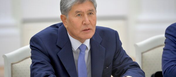 Президент Алмазбек Атамбаев. Архивное фото - Sputnik Кыргызстан