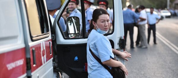 Сотрудница медицинской помощи. Архивное фото - Sputnik Кыргызстан