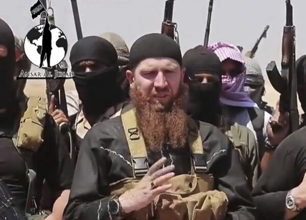 Один из главарей террористической группировки Исламское государство Абу Омар аш-Шишани. Архивное фото - Sputnik Кыргызстан