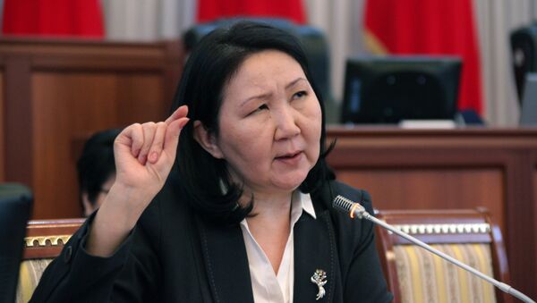 Председатель Счетной палаты Кыргызстана Эльмира Ибраимова. Архивное фото - Sputnik Кыргызстан