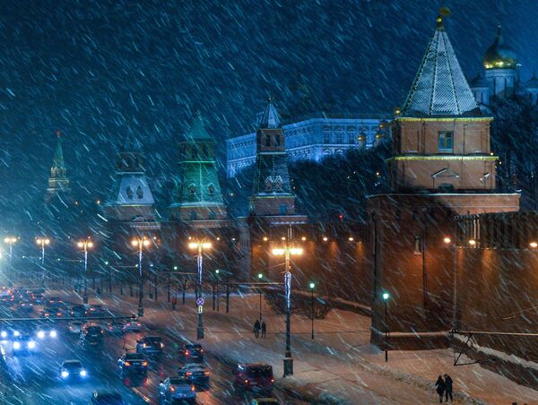 Вид на Московский Кремль. Архивное фото - Sputnik Кыргызстан