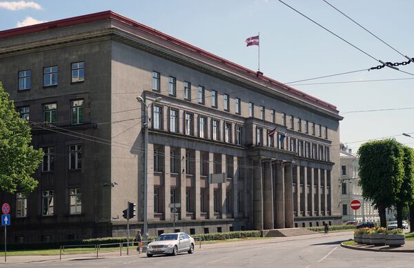 Здание кабинета министров Латвии в Риге. Архивное фото - Sputnik Кыргызстан