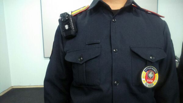 Новая форма сотрудников новообразованного Главного управления патрульной милиции. Архивное фото - Sputnik Кыргызстан