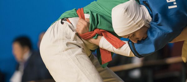 Международный турнир серии Гран-при по борьбе на поясах в Бишкеке - Sputnik Кыргызстан