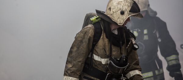 Өрт өчүрүү кызматкери. Архив - Sputnik Кыргызстан