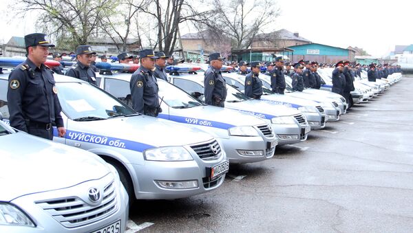 Сотрудники новой службы “Патрульной милиции”. Архивное фото - Sputnik Кыргызстан