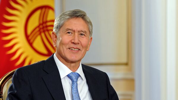 Президент Кыргызской Республики Алмазбек Атамбаев. Архивное фото - Sputnik Кыргызстан