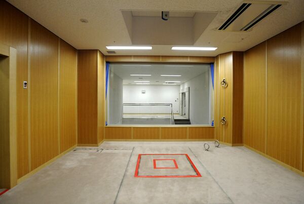 Комната для исполнения смертной казни в следственном изоляторе в Токио, Япония. Архивное фото - Sputnik Кыргызстан
