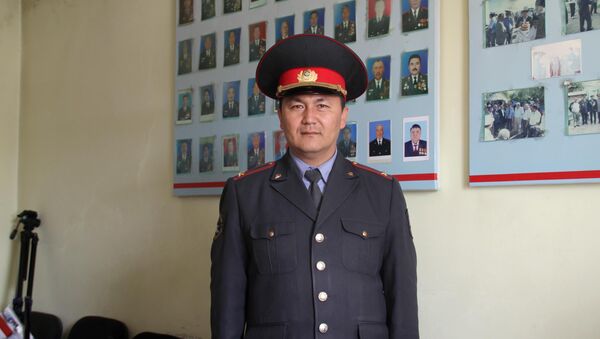 Представитель пресс-службы Ошского областного ГУВД Замир Сыдыков - Sputnik Кыргызстан