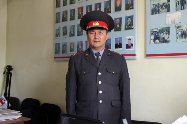 Представитель пресс-службы Ошского областного ГУВД Замир Сыдыков - Sputnik Кыргызстан
