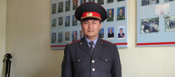 Представитель пресс-службы Ошского областного ГУВД Замир Сыдыков - Sputnik Кыргызстан