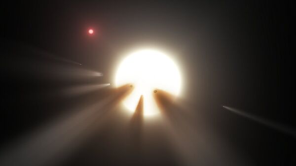 Рой комет у звезды KIC 8462852 - Sputnik Кыргызстан