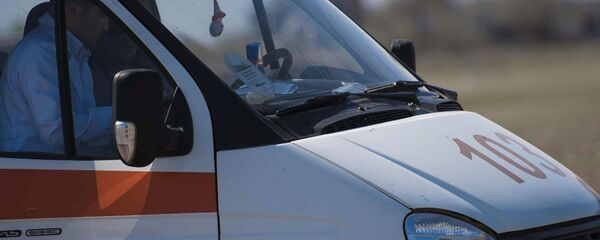 Машина скорой помощи в пригороде Бишкека. Архивное фото - Sputnik Кыргызстан