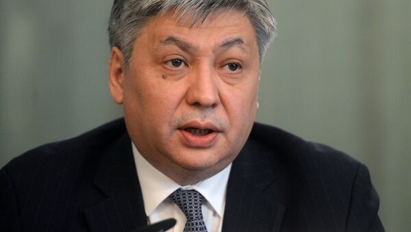 Министр иностранных дел КР Эрлан Абдылдаев. Архивное фото - Sputnik Кыргызстан