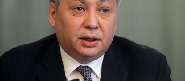 Тышкы иштер министри Эрлан Абдылдаев. Архив - Sputnik Кыргызстан