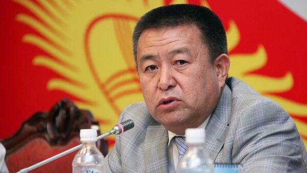Глава фракции СДПК Чынбай Турсунбеков. Архивное фото - Sputnik Кыргызстан
